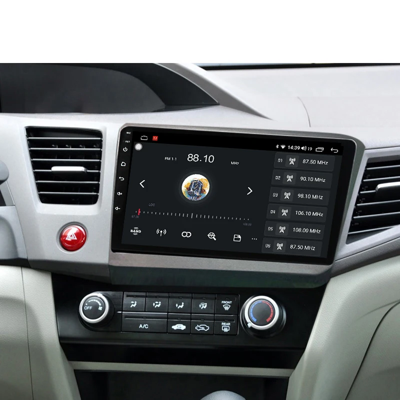 

Android11 6+128G Car Multimedia GPS Radio Player For Honda Civic 2012 2013 2014 2015 Built-in carplay DSP IPS 4G LTE Cooling fan