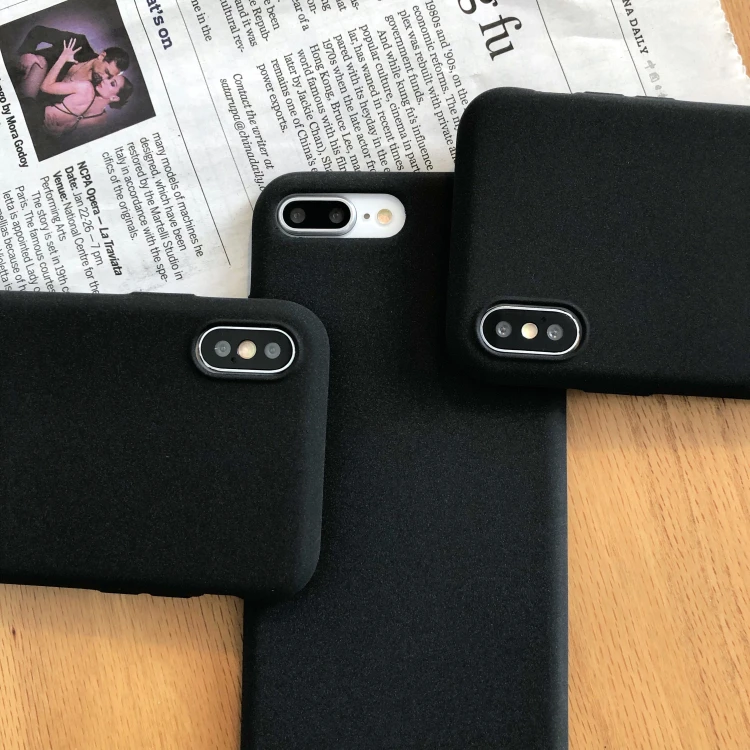 Черный матовый чехол для телефона Xiaomi Mi 6 8 9 se note 3 10 11 a1 a2 a3 mia1 mia2 mia3 lite pocophone F1