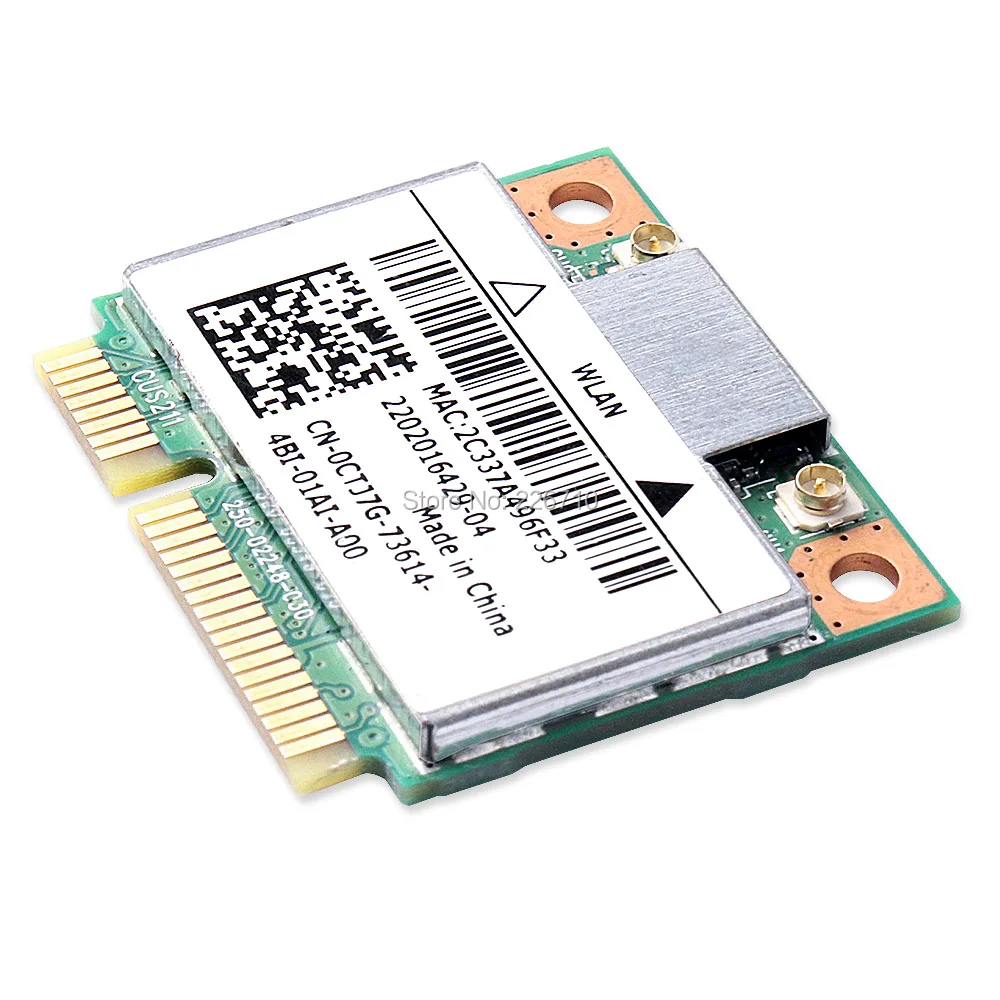 Killer N1202 AR5B22 Двухдиапазонная 802.11n 2 4/5 ГГц + BT 4 0 Беспроводная Wi-Fi карта для Bigfoot Dell 0CTJ7G