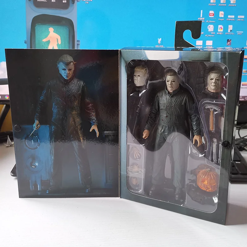 NECA Хэллоуин Ultimate 7 дюймов Майкл Майерс Лори строд экшн фигурка|Игровые фигурки и