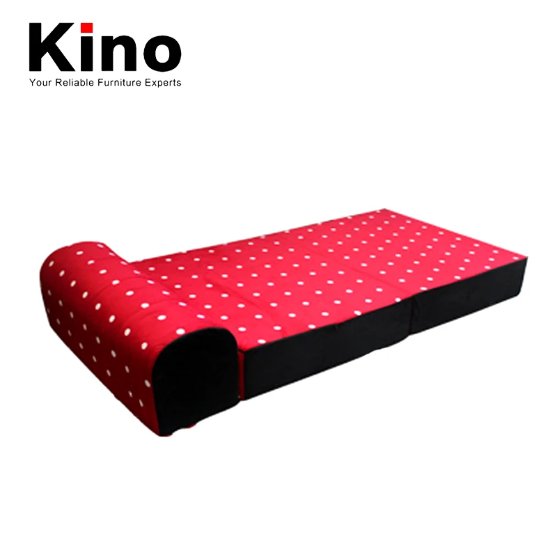 Красный горошек Повседневный диван кровать пол Спинка Складной Стул | Мебель