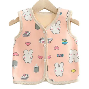 2020 Autumn Winter Children Boys Vest Cotton Kids Sleeveless Jacket 1-6 Years Vest for Girl Toddler Baby Waistcoat Baby Clothes