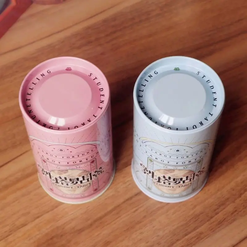 

Student Tarot Cards with Metal Box Mysterious Astrology Divination Fate Game witchcraft supplies for altar