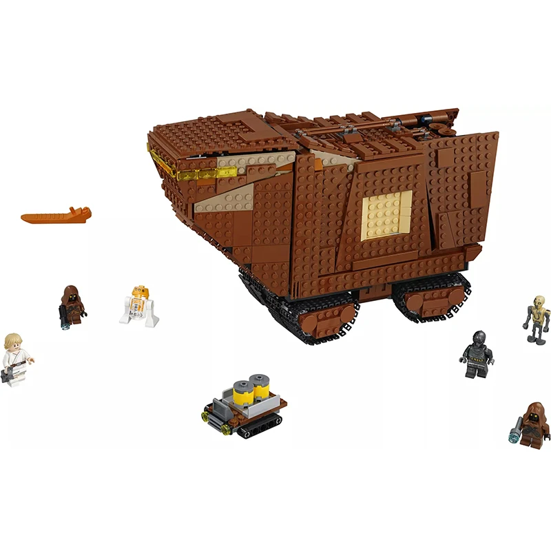05146 05007 05040 05070 05090 05130 05066 05049 Звездные войны Sandcrawler, untuk) Строительные блоки, игрушки, совместимы с 75220