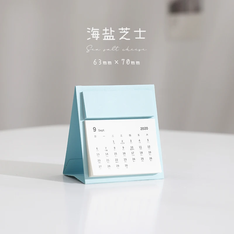 

2021 Sweet Time Mini Calendar DIY Memo Pad Desktop Calendars Daily Schedule Planner Agenda Organizer