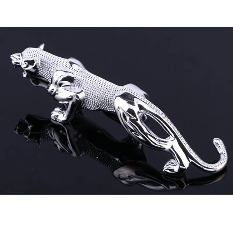 Новая позолоченная леопардовая скульптура Стразы пантера статуя животного