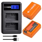 PowerTrust 2x2160mAh NP-FW50 NPFW50 батарея и зарядное устройство для Sony A6000 A6500 A6400 A6300 A7 A7II A7SII A7S A7S2 A7R A7R2 A7RII