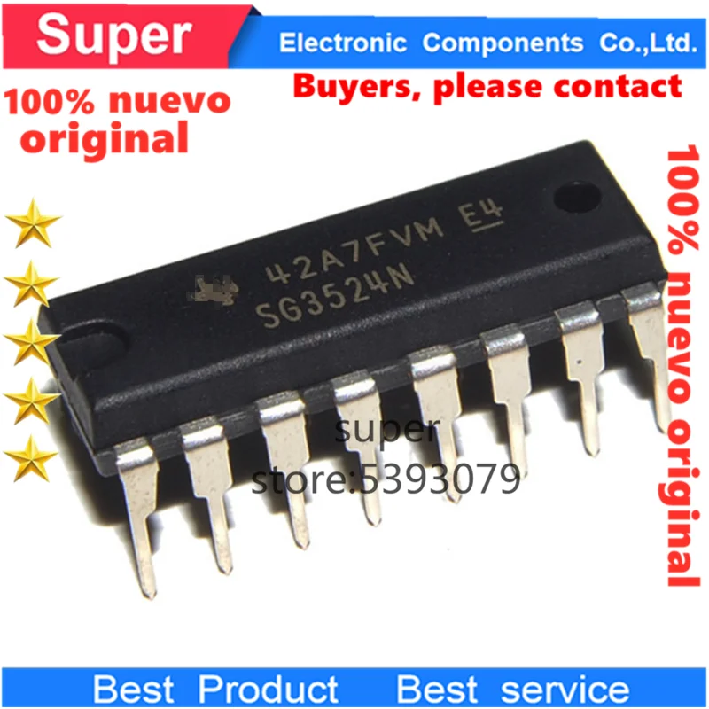 100% nuevo 10 unidades/lote IC SG3524DR SG3524 SG3524N оригинальный транзистор|Аксессуары для батарей и
