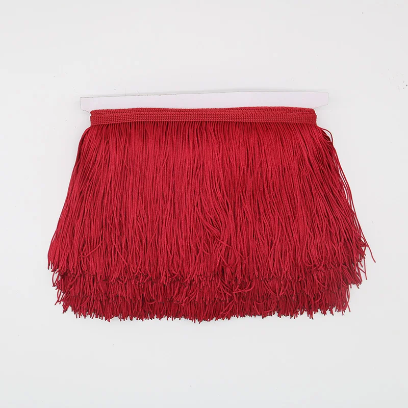 Кружевная лента для латинских танцев 1 ярд 20 см длинная бахрома кисточка