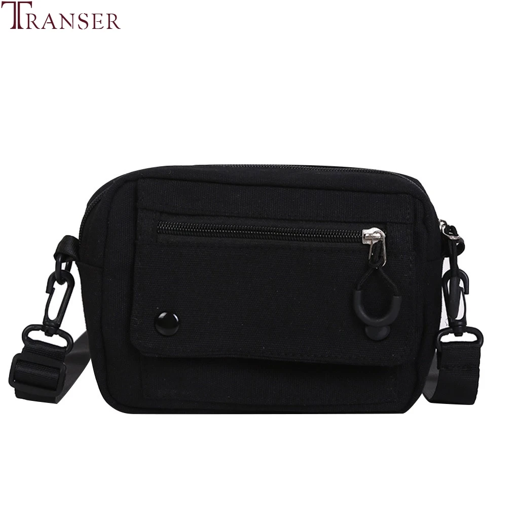 Повседневные холщовые сумки через плечо Transer женские модные маленькие сумочки в