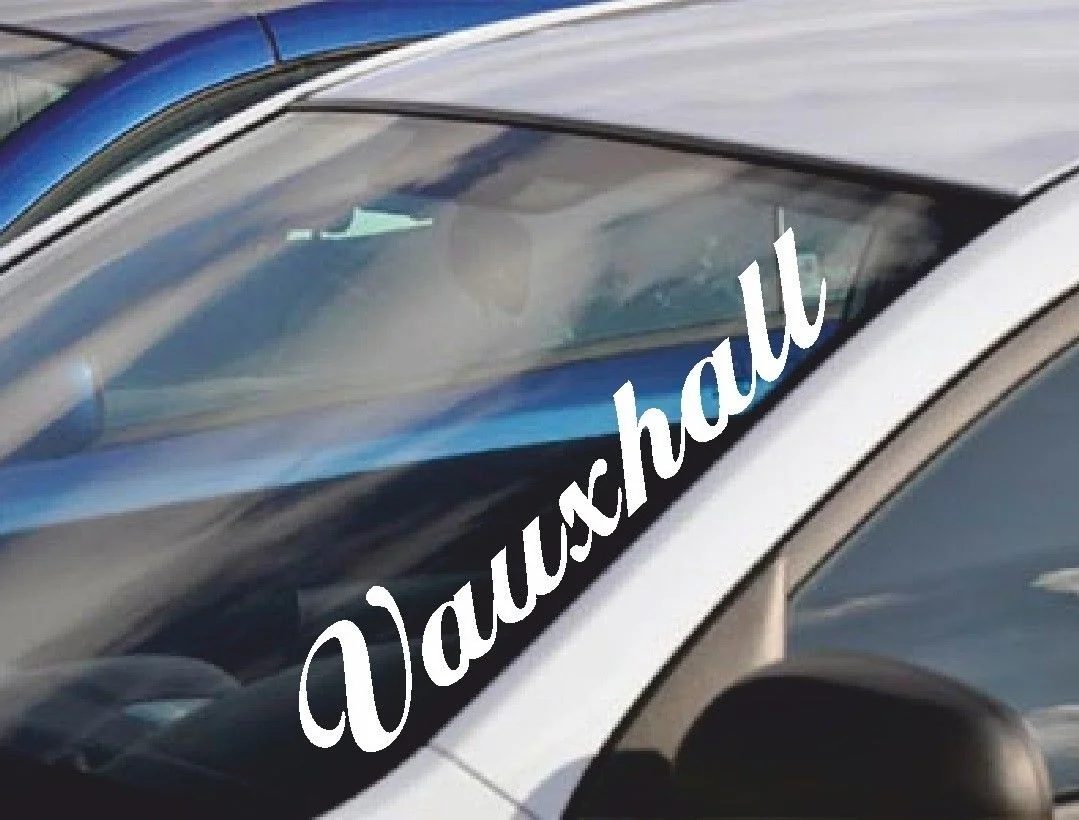 

For Vauxhall - 55cm x 10cm pare brise voiture autocollant, 11 couleurs