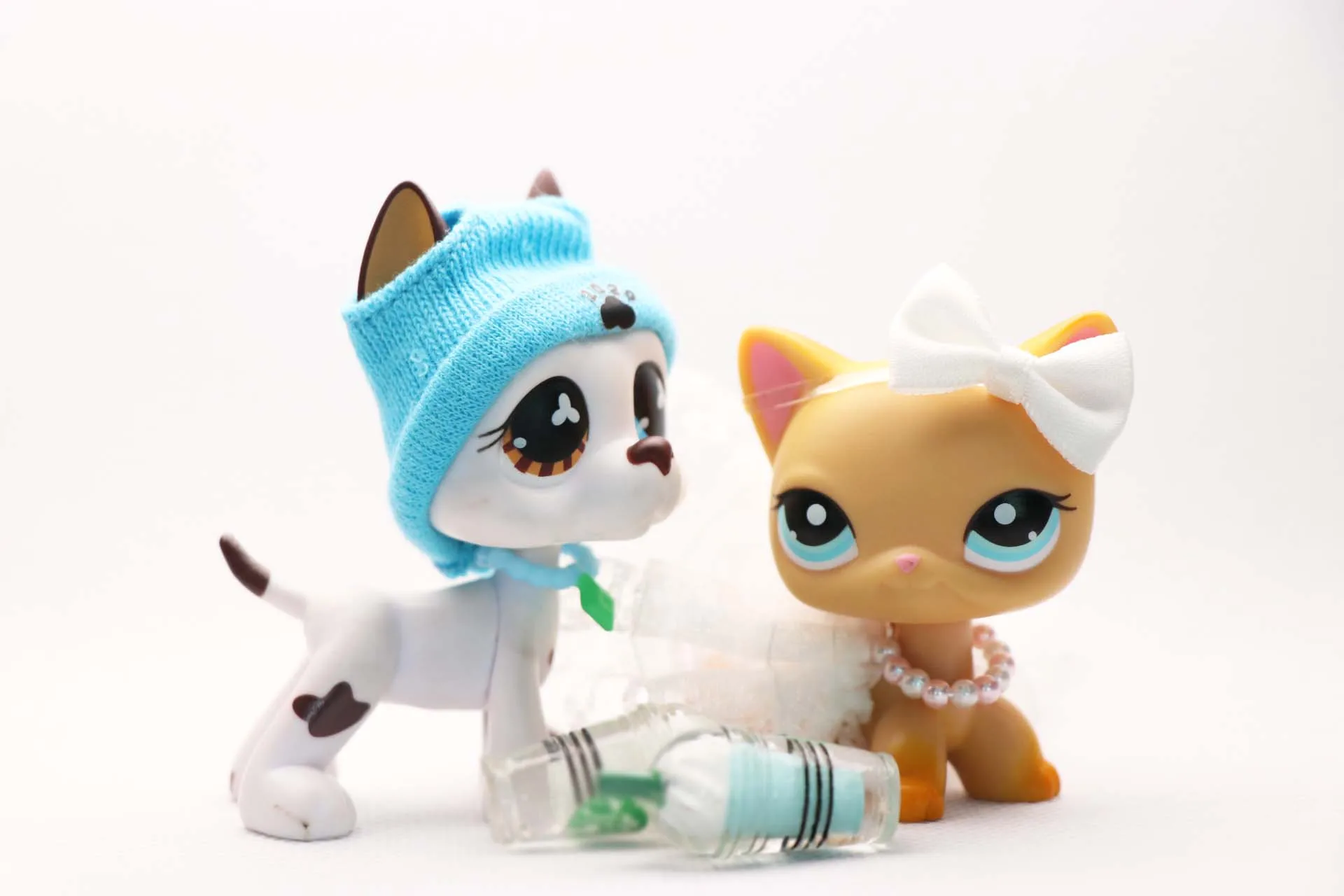 Pet Shop Littlest мини большое немецкий дог с голубыми глазами щенок #577 короткошерстной