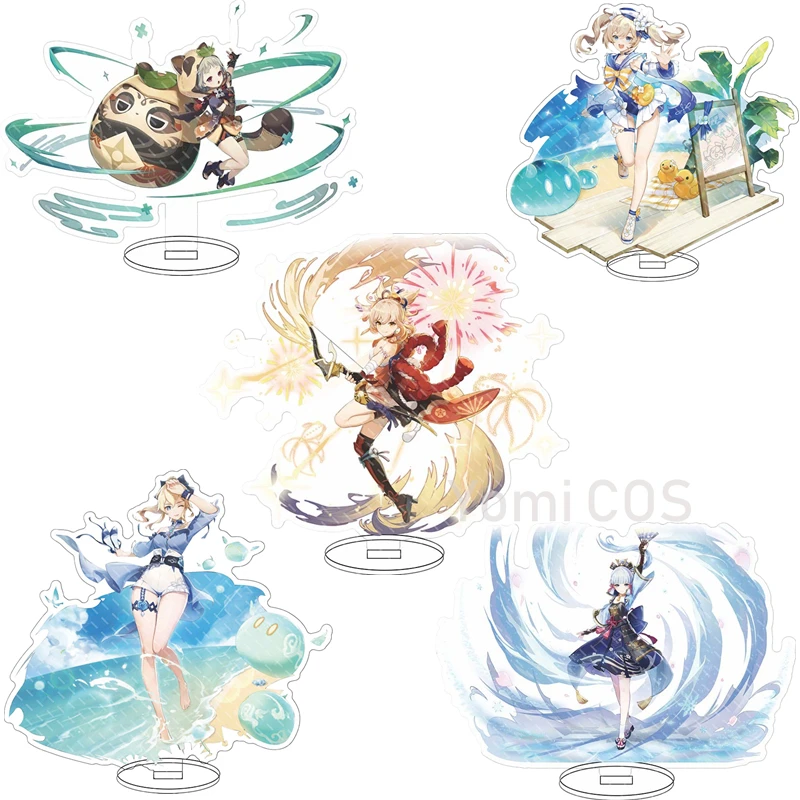 

Genshin Impact Game Аниме Фигурка акриловая модель на подставке игрушка Yoimiya Barbara Sayu Kamisato Ayaka фигурка украшения коллекция подарок