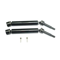 front axle retractable cvd drive shaft harden steel45 universal joints for 110 losi rock rey rc car upgrade parts
