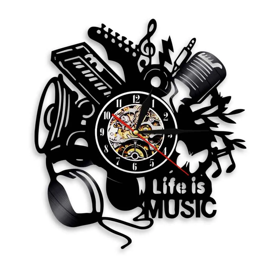 Музыка это жизнь вдохновляющие художественная стена с цитатой декор настенные