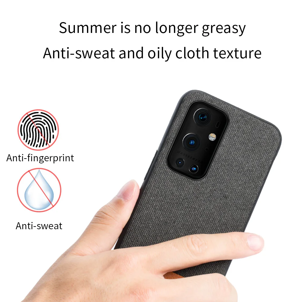 Magnetic Man Business Canvas Leather Phone case for oneplus 10 PRO 11 11R 9 pro 9RT 8T 8 7 Pro 7T 6T 6 nord 2 shockproof cover