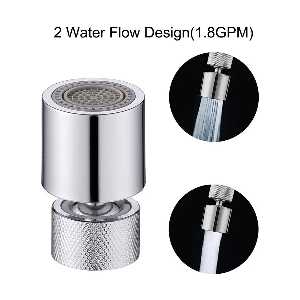 

Kitchen Faucet Spray Head Dual Function Aerator 2 Mode 360 Rotate Water Saving Filter Nozzle For Sink Faucet Bathroom Shower Hea