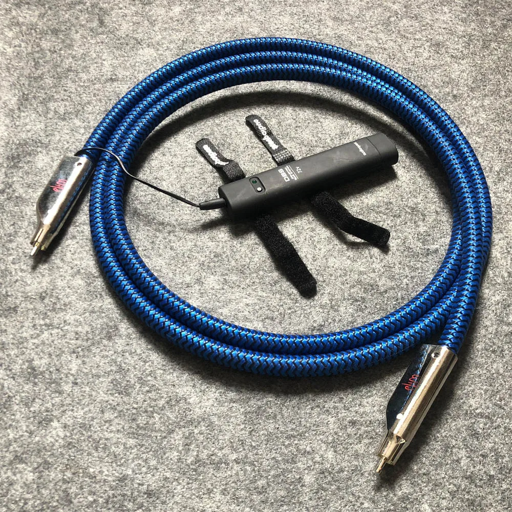 

Аудиофил аудио линия дикий Серебряный PSS RCA цифровой коаксиальный кабель