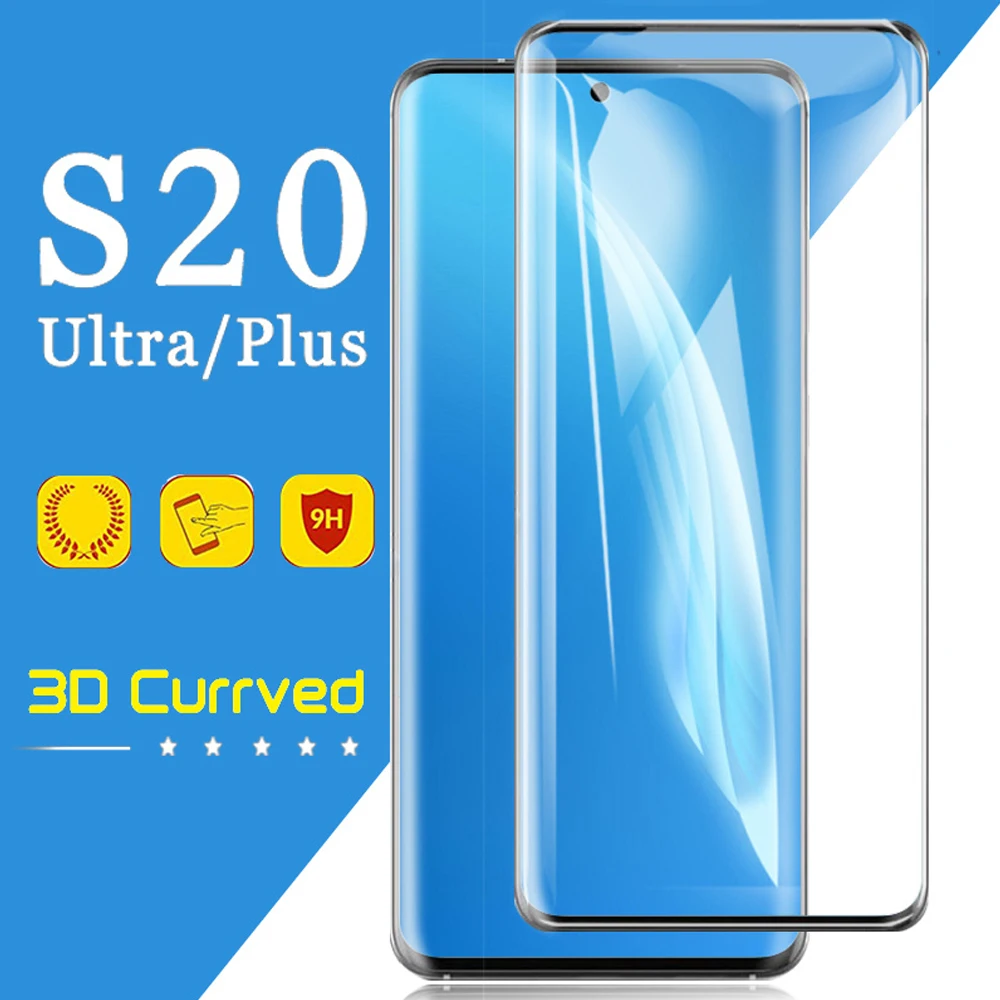 Полное покрытие для samsung galaxy s20 ultras 20 plus защитная пленка из закаленного стекла