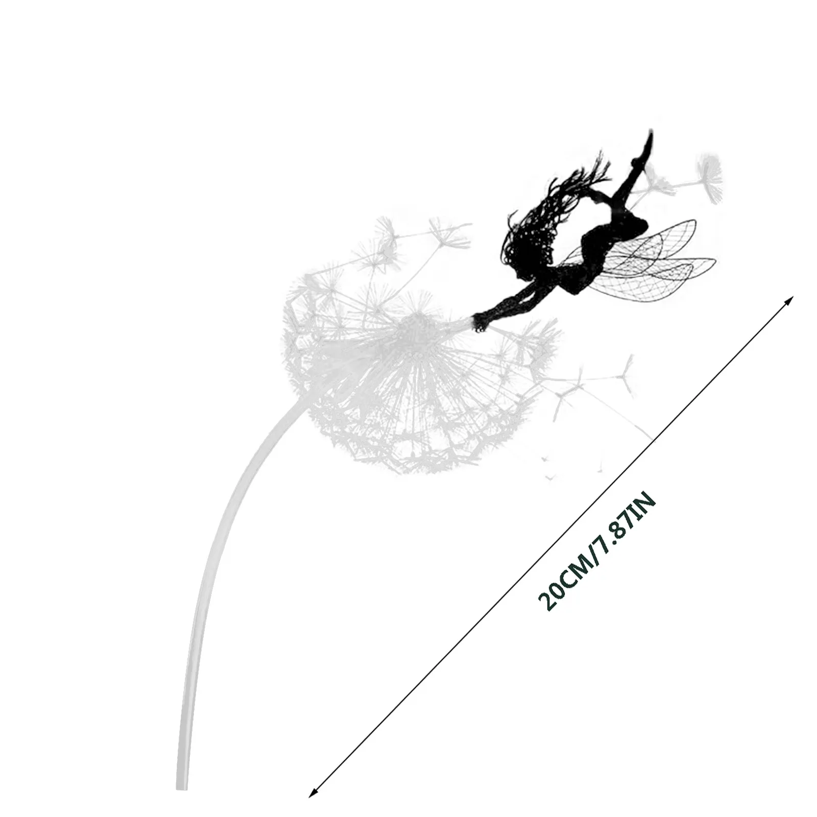 

Fairies & Dandelions Dance Together Fantasy Mythical Faery Garden Magic Figurine Forest Fairy Garden Stakes with Standing Pole