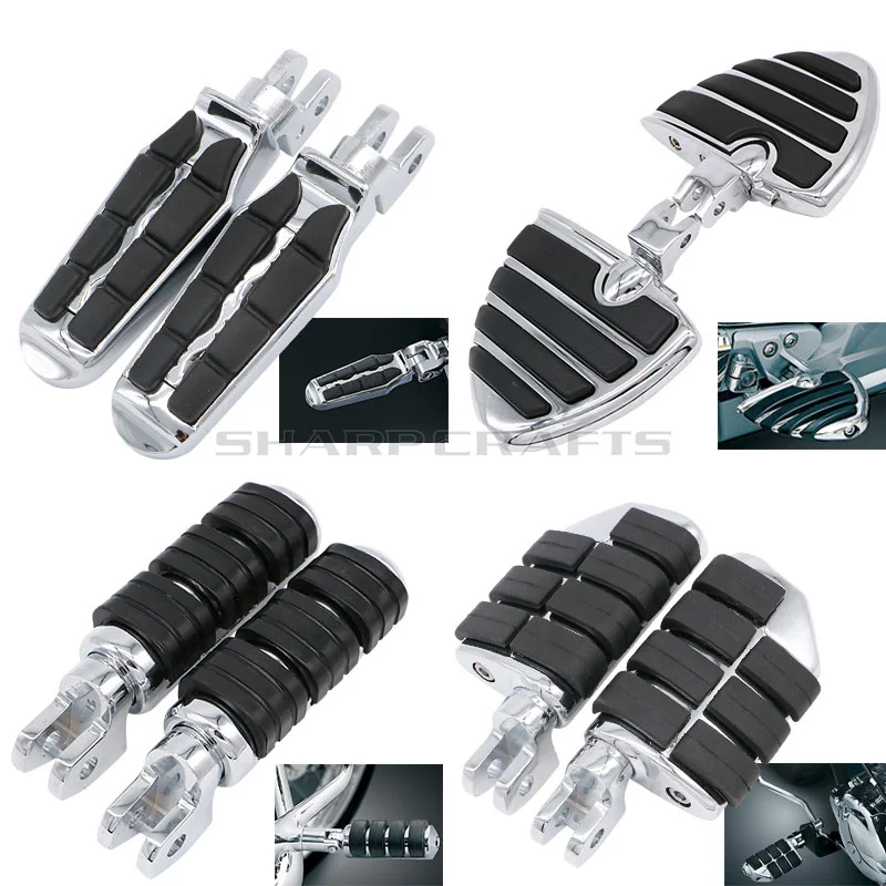 Подножки для YAMAHA Dragstar V-Star XVS650 DS650 XVS1100 DS1100 V-Max Virage XV750 XV1100 Stryker Bolt