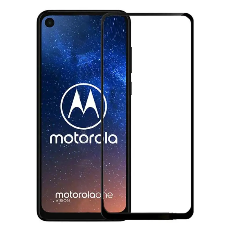 Полное покрытие из закаленного стекла для Motorola Moto One action vision Защитная пленка MOTO P40