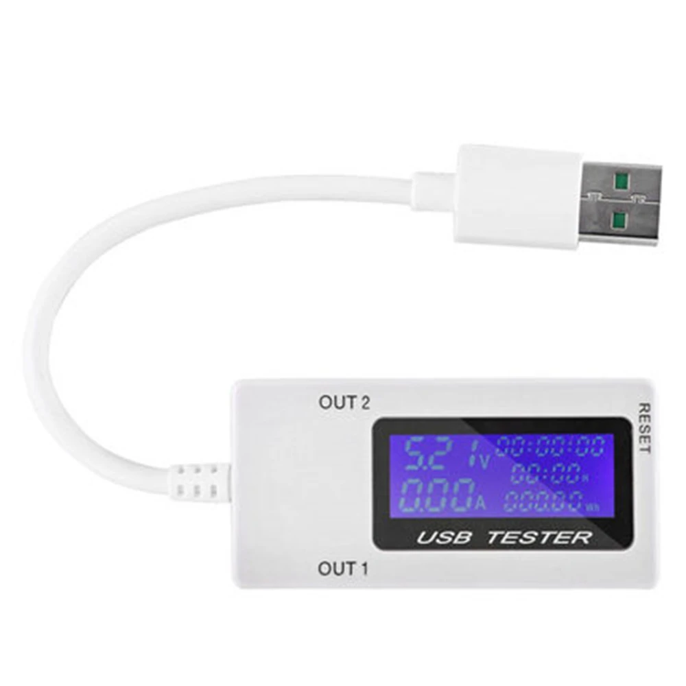 USB тестер напряжения тока Амперметр для зарядки монитор порты цифровой дисплей