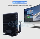 Мини-ПК Eglobal 10-го поколения, без вентилятора, Intel Core i7 10510U, 4 ядра, 8 потоков, 1,8 ГГц до 4,9 ГГц, 8 Мб кэш-памяти, TDP 15 Вт, графика Intel UHD