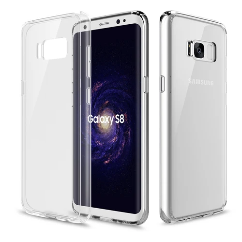 Для samsung Galaxy S8+ чехол,, ROCK, противоударный, ультра тонкий, прозрачный, PC+ Задняя накладка чехла из ТПУ для Galaxy S8, Capa, распродажа - Цвет: Transparent Case
