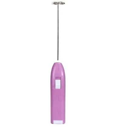 H87 Purple Мини электрический взбиватель яиц из нержавеющей стали смешивающая головка Бытовая выпечка ручной крем вспениватель молока напиток кофе Электрический блендер - Цвет: H87 Purple