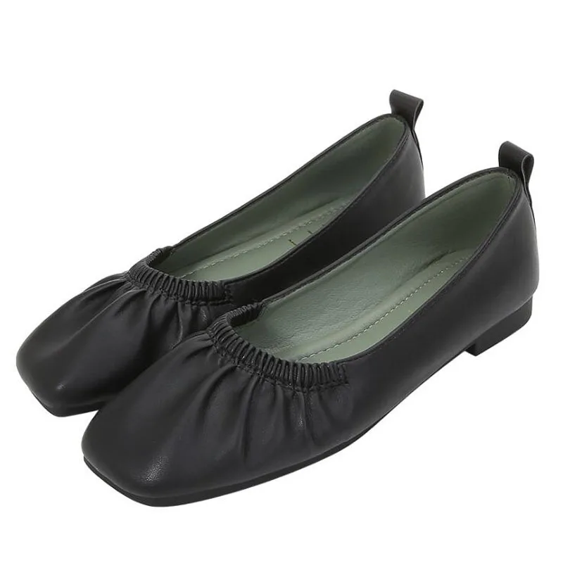 

Women's Shoes Fashion Women Flats Genuine Leather Loafers Women's Moccasins Flats Ladies Shoes Female Slip On Ballet Flat Shoes