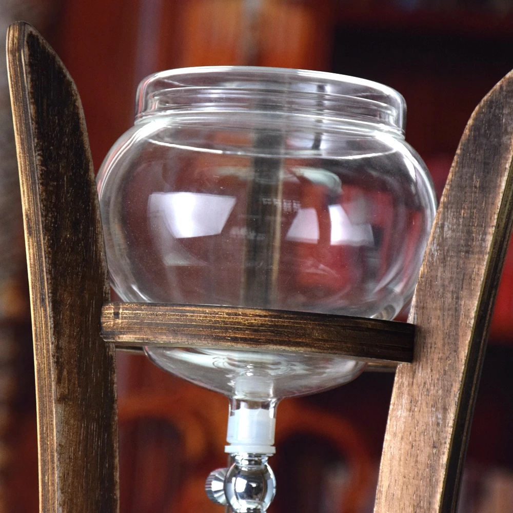 Двойные клапаны Голландская капельница для холодного кофе горшок пива