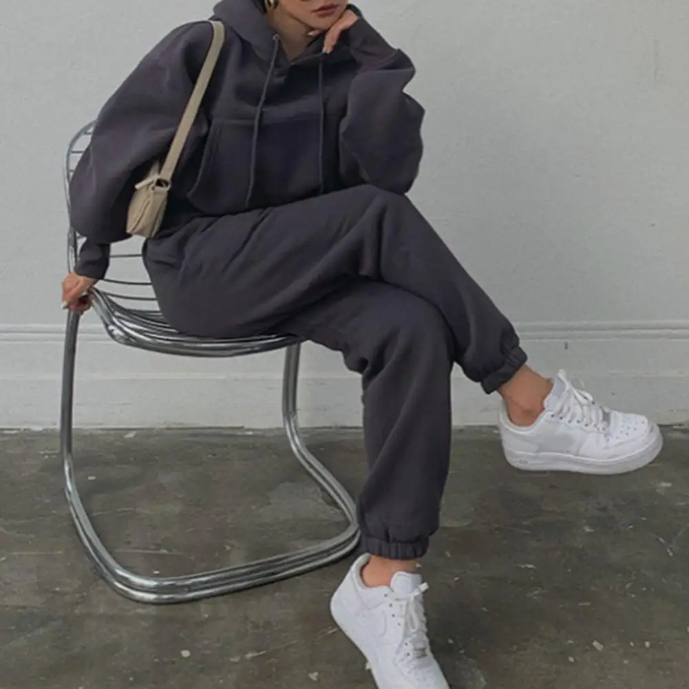 Костюм спортивный женский из 2 предметов Свитшот и штаны для фитнеса Спортивная