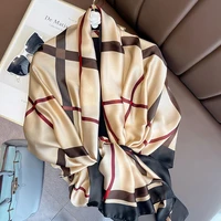 2021 autumn summer new luxury black dot viscose shawl scarf ladies fashion print wrap neck snood pashminas muslim hijab 18090cm