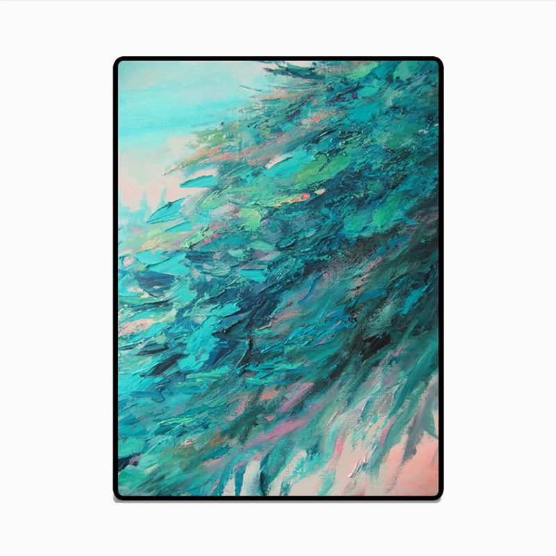 Воздушный поцелуй Европейский ковер с абстрактным узором из перьев домашний