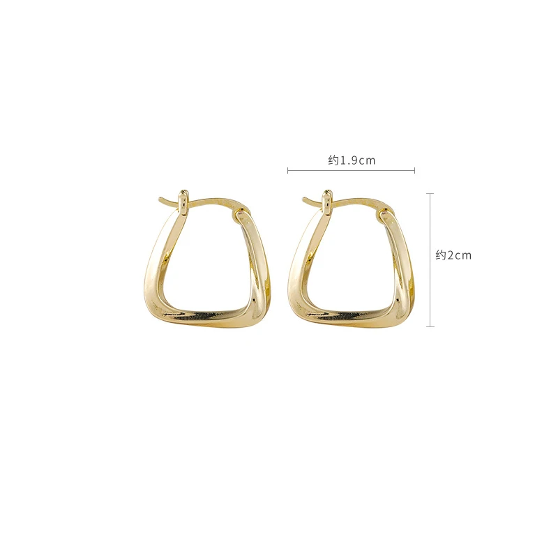 Южнокорейские модные элегантные высококачественные металлические квадратные