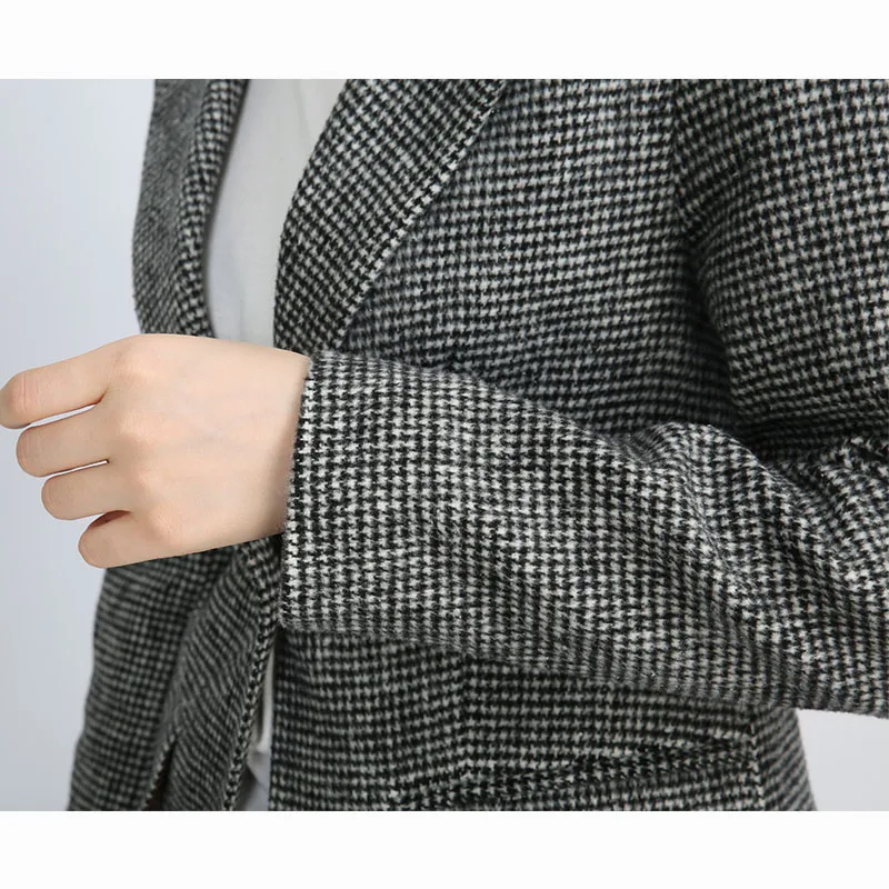 2019 новая стильная Высококачественная Женская клетчатая верхняя одежда