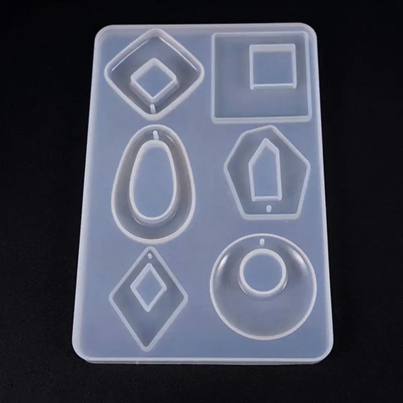 1 комплект силиконовые акриловые серьги ожерелье подвеска 15 ячеек|Ювелирная