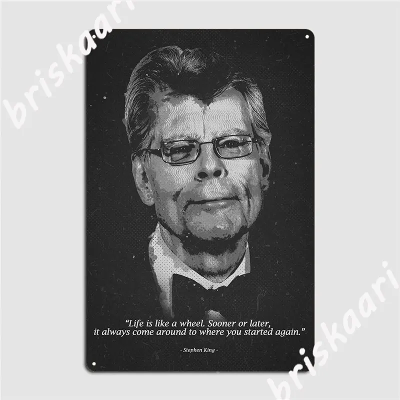 

Металлический постер Stephen King, табличка, кинотеатр, кухня вечерние, забавная картина, Декор, жестяной знак, постер
