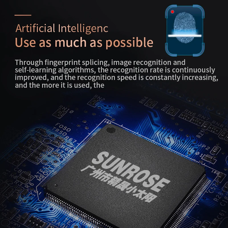 USB-считыватель отпечатков пальцев SUNROSE идентификация на ноутбуке шифрование Windows