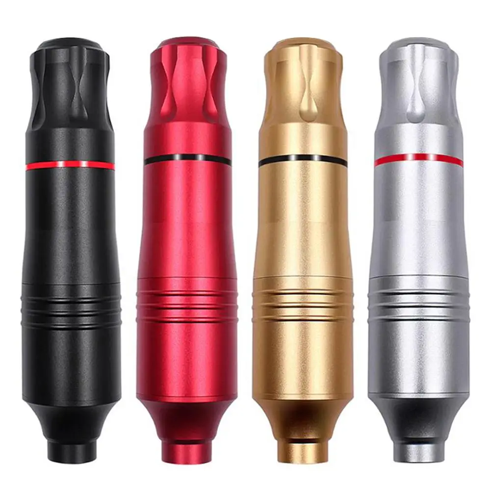 

Tattoo Machine Zinc Alloy Double Ring Hexagonal Long Pen Type Tattoo Equipment For Body Art