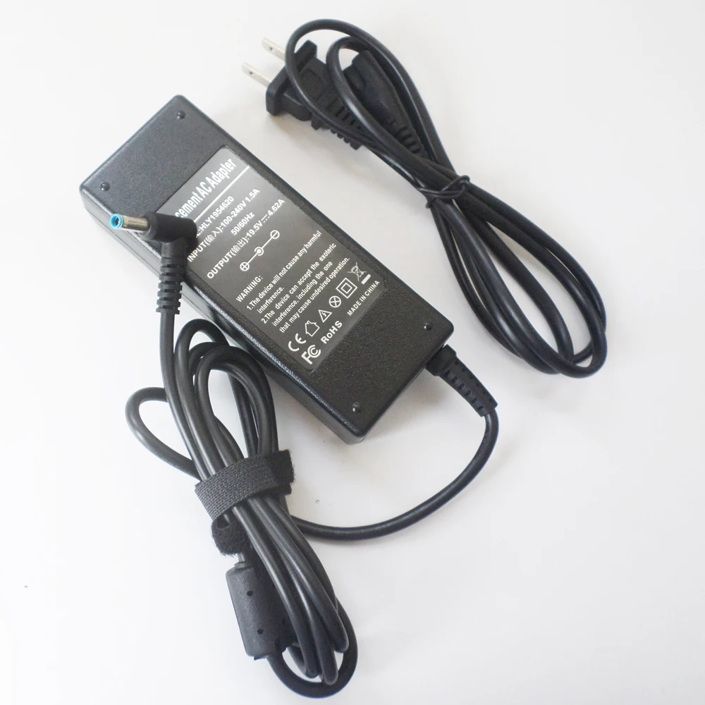 Charger Power Supply Cord For Hp Envy Touchsmart Sleekbook 15 17 M6 M7 For Probook G Series 19.5v 4.62a 4.5mm*3.0mm