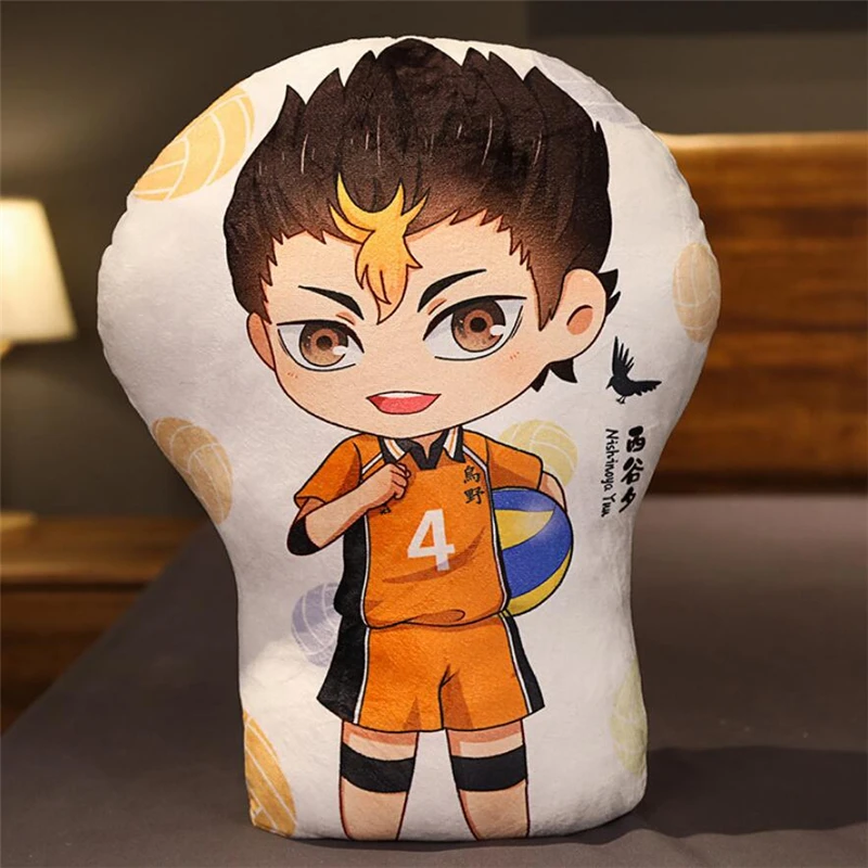 

Japanese Animation Volleyball Juvenile Plush Toy Pillow Sleeping Cushion Cartoon Animation Print Birthday Xmas Gifts Kids Toys