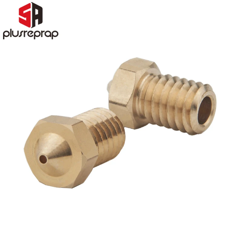 5/10 шт. Резьбовая насадка M6 полностью Металлическая 0 2 3 4 5 6 8 1 мм для нити V5 V6 Hotend