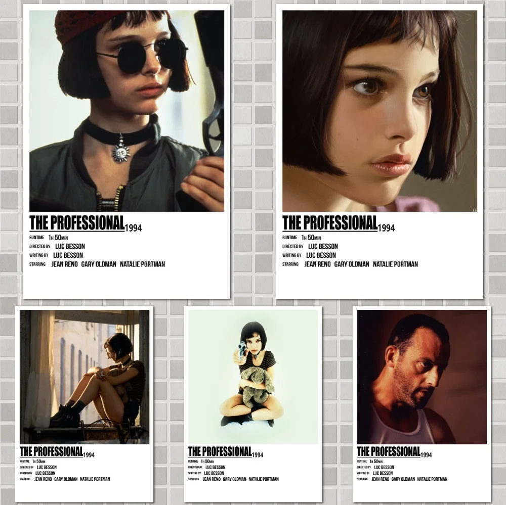 

Минималистичный Полароид постер Леон (1994) постер по фильму наклейки на стену для дома комнаты бара Декор художественное украшение для дома