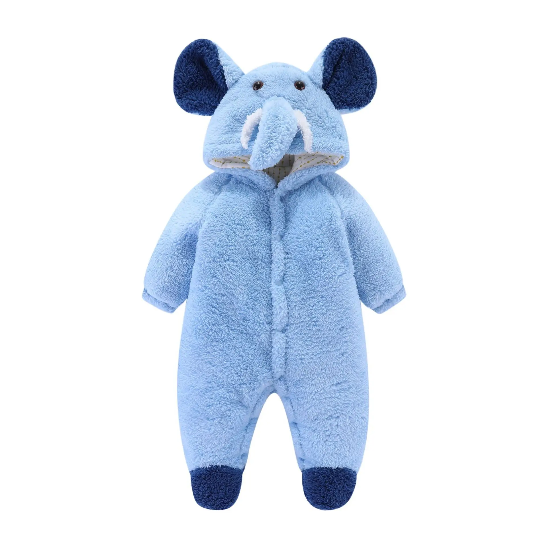 

Baby Clothes Autumn Baby Romper Winter Wool Baby Boys Clothes Cartoon Hooded Newborn Jumpsuit For Girls Overalls 0 3 Month 2020