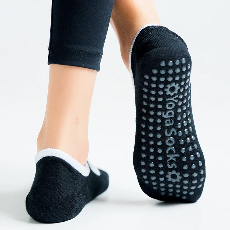 

Big Size Women Yoga Socks Silicone Non Slip Pilates Socks Breathable Fitness Ballet Dance Cotton Sports Socks Slippers