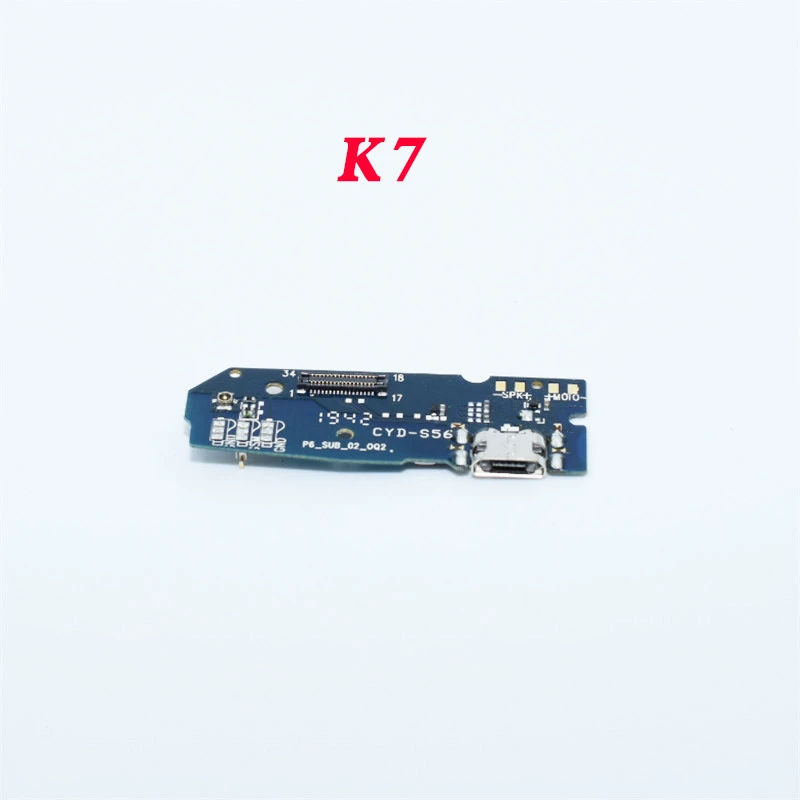 100% оригинальная маленькая печатная плата для OUKITEL K7 зарядная USB задняя
