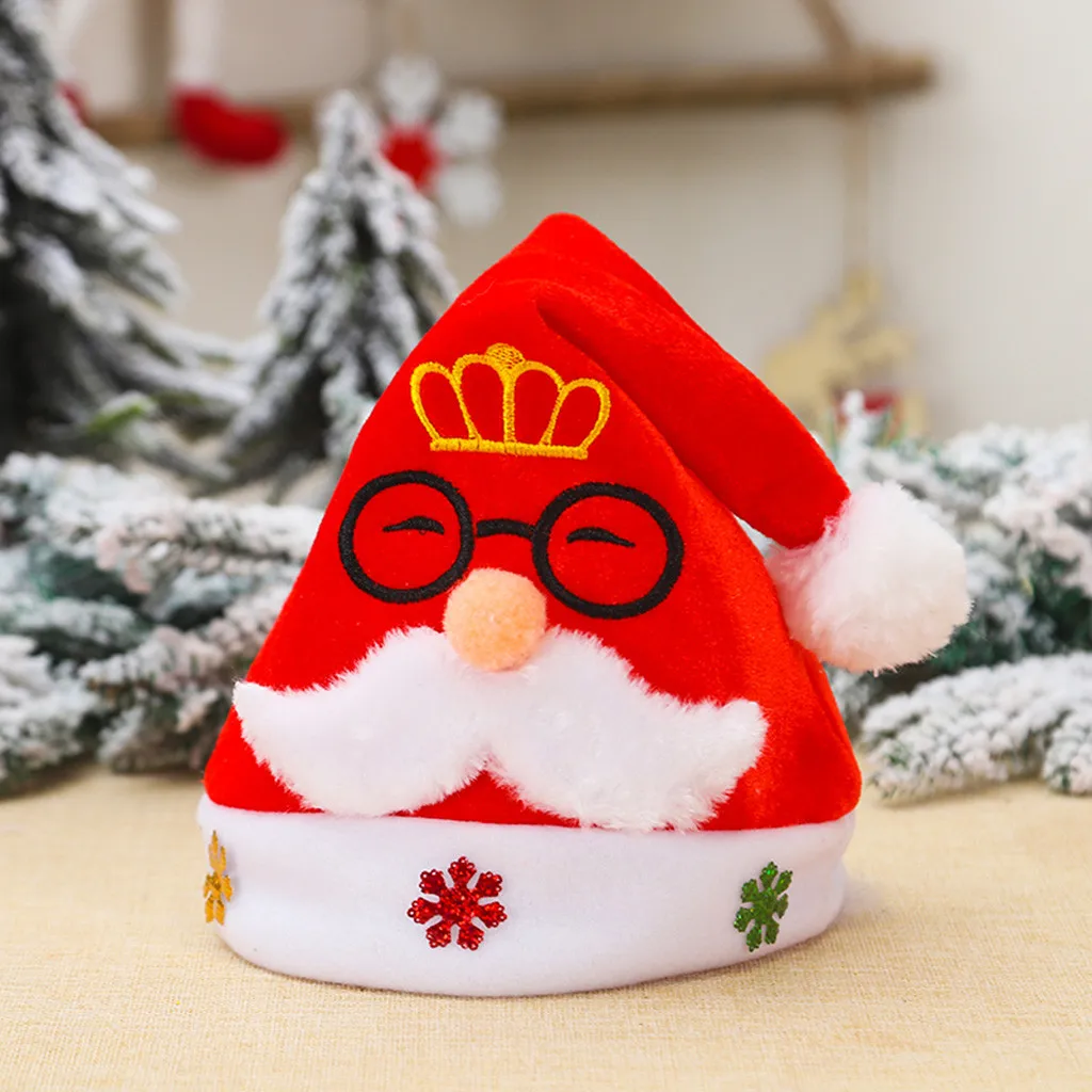 Рождественская шапка Санты для взрослых и детей ролевых игр праздничные