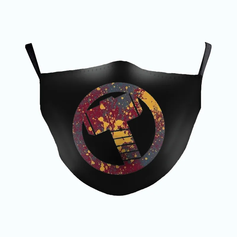 Маска для лица косплея супергероя Барри Аллен Тор Брюс Уэйн Фрэнк замок